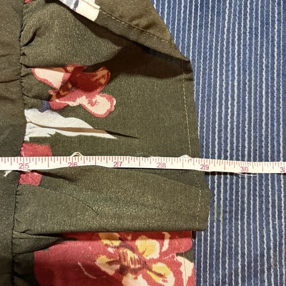 Altar’d State Top S Floral Peplum Boho Flare Sleeve Cottagecore Fall Layer - Picture 6 of 7